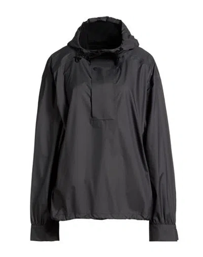 Dsquared2 Woman Jacket Charcoal Size 2 Polyester In Black