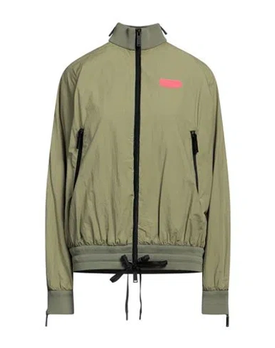 Dsquared2 Woman Jacket Military Green Size 2 Cotton, Polyester