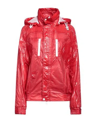 Dsquared2 Woman Jacket Red Size 4 Polyamide