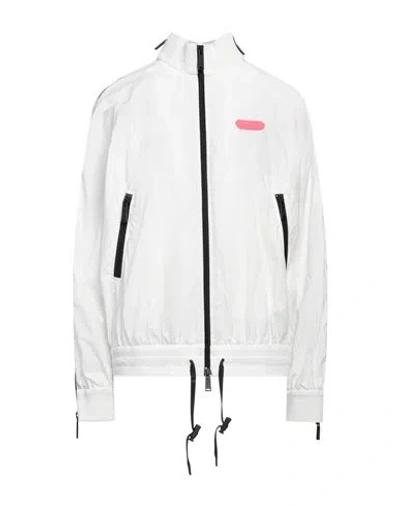 DSQUARED2 DSQUARED2 WOMAN JACKET WHITE SIZE 10 COTTON, POLYESTER