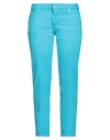 Dsquared2 Woman Jeans Azure Size 2 Cotton, Elastane In Blue