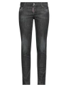 Dsquared2 Distressed 5-pocket Jeans With Belt Loops In Black