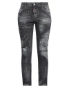 Dsquared2 Woman Jeans Black Size 10 Cotton, Elastane In Black