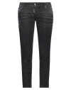 Dsquared2 Woman Jeans Black Size 10 Cotton, Elastomultiester, Elastane In Black