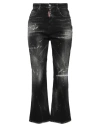 Dsquared2 Woman Jeans Black Size 10 Cotton, Lyocell, Elastomultiester, Elastane In Black