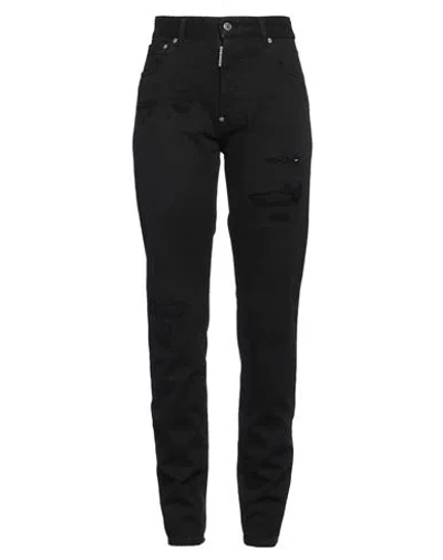 Dsquared2 Woman Jeans Black Size 2 Cotton