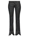 Dsquared2 Woman Jeans Black Size 2 Cotton, Elastane In Black