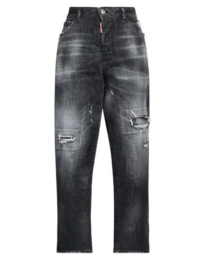 Dsquared2 Woman Jeans Black Size 6 Cotton, Elastane