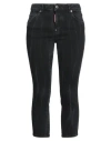 Dsquared2 Woman Jeans Black Size 6 Cotton, Elastane In Black