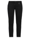 Dsquared2 Woman Jeans Black Size 6 Cotton, Elastomultiester, Elastane, Calfskin In Black