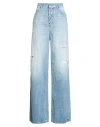 Dsquared2 Woman Jeans Blue Size 10 Cotton In Blue