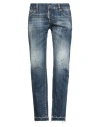 Dsquared2 Woman Jeans Blue Size 10 Cotton In Blue