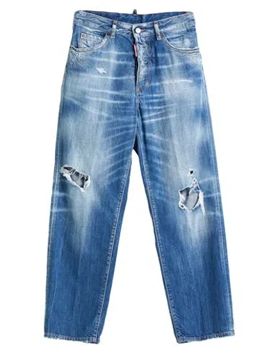 Dsquared2 Woman Jeans Blue Size 10 Cotton