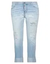 Dsquared2 Woman Jeans Blue Size 10 Cotton In Blue
