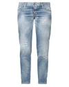 Dsquared2 Woman Jeans Blue Size 10 Cotton In Blue