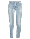 Dsquared2 Woman Jeans Blue Size 10 Cotton In Blue