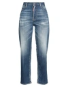 Dsquared2 Woman Jeans Blue Size 6 Cotton, Elastane In Blue