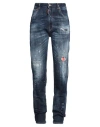 Shop Dsquared2 Woman Jeans Blue Size 10 Cotton, Elastane