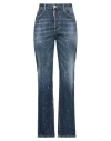 Dsquared2 Woman Jeans Blue Size 10 Cotton, Elastane In Blue