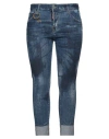 Dsquared2 Woman Jeans Blue Size 10 Cotton, Elastane In Blue