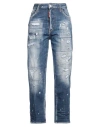 Dsquared2 Woman Jeans Blue Size 10 Cotton, Polyester, Elastane In Blue