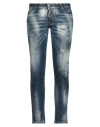 Dsquared2 Woman Jeans Blue Size 8 Cotton, Elastane In Blue