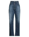 Dsquared2 Woman Jeans Blue Size 12 Cotton, Polyester, Elastane In Brown