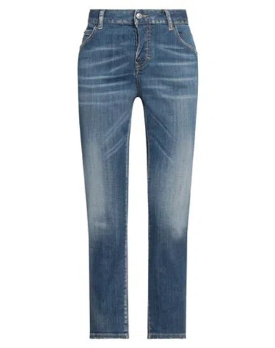 Dsquared2 Woman Jeans Blue Size 2 Cotton, Elastane