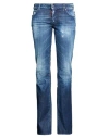 Dsquared2 Distressed Jeans In Blue