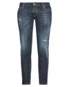 Dsquared2 Woman Jeans Blue Size 0 Cotton, Elastane In Blue