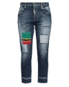 Dsquared2 Woman Jeans Blue Size 2 Cotton, Elastane In Blue