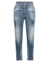 Dsquared2 Woman Jeans Blue Size 2 Cotton, Elastane In Blue