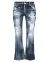 Dsquared2 Denim Cropped In Blue