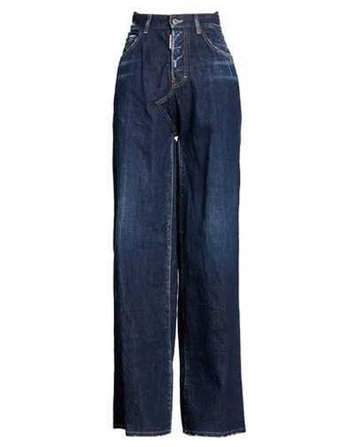 Dsquared2 Woman Jeans Blue Size 4 Cotton