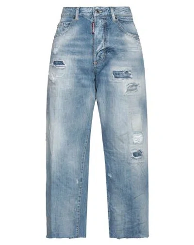 Dsquared2 Woman Jeans Blue Size 4 Cotton