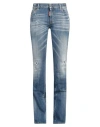 Dsquared2 Woman Jeans Blue Size 4 Cotton, Elastane In Blue