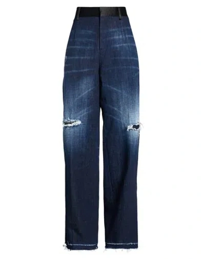 Dsquared2 Woman Jeans Blue Size 4 Cotton, Elastane
