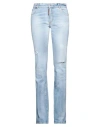Dsquared2 Woman Jeans Blue Size 10 Cotton, Elastane In Blue