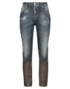 Dsquared2 Woman Jeans Blue Size 8 Cotton, Elastane In Blue