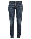 Dsquared2 Woman Jeans Blue Size 4 Cotton, Elastane In Blue