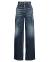 Dsquared2 Woman Jeans Blue Size 4 Cotton, Elastomultiester, Elastane In Blue