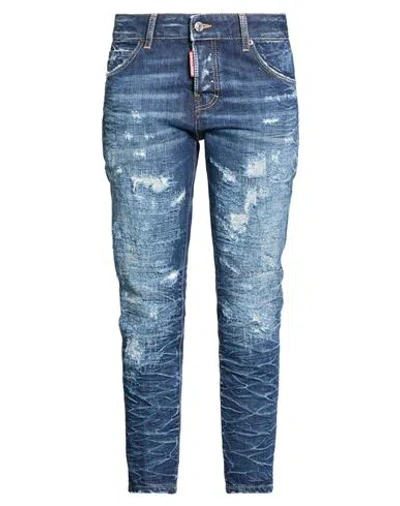 Dsquared2 Woman Jeans Blue Size 6 Cotton