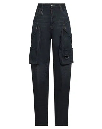 Dsquared2 Woman Jeans Blue Size 6 Cotton, Elastane