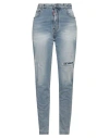 Dsquared2 Woman Jeans Blue Size 6 Cotton, Elastane In Blue