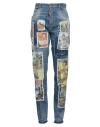 Dsquared2 Woman Jeans Blue Size 4 Cotton, Elastane In Blue