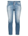 Dsquared2 Woman Jeans Blue Size 6 Cotton, Elastane In Blue
