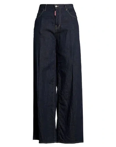 Dsquared2 Woman Jeans Blue Size 6 Cotton, Elastane