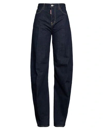 Dsquared2 Woman Jeans Blue Size 6 Cotton, Elastane