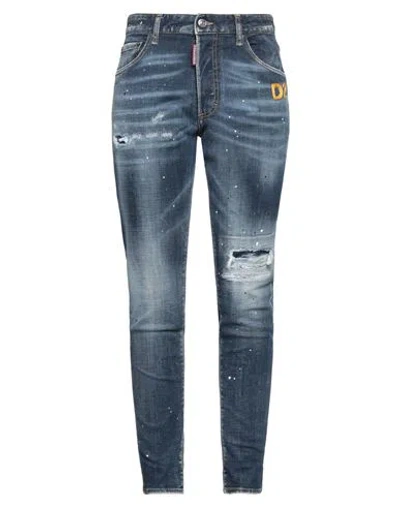 Dsquared2 Woman Jeans Blue Size 6 Cotton, Elastane