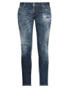 Dsquared2 Woman Jeans Blue Size 6 Cotton, Elastane In Blue